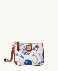MLB Blue Jays Stadium Wristlet BLUE JAYS -Florentine Shop W0279G QUMWPATNBJAY 1