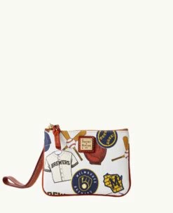MLB Brewers Stadium Wristlet BREWERS 3 MLB Brewers Stadium Wristlet BREWERS -Florentine Shop W0279G QUMWPATNBRWS 1