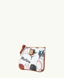 MLB Marlins Stadium Wristlet MARLINS 4 MLB Marlins Stadium Wristlet MARLINS -Florentine Shop W0279G QUMWPATNMRLN ALT1 1