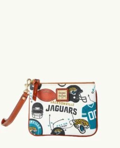 NFL Jaguars Stadium Wristlet JAGUARS -Florentine Shop W0279G QWMWPATNJAGU 1