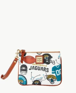 NFL Jaguars Stadium Wristlet JAGUARS -Florentine Shop W0279G QWMWPATNJAGU 2