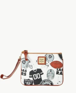 NFL Raiders Stadium Wristlet RAIDERS 6 NFL Raiders Stadium Wristlet RAIDERS -Florentine Shop W0279G QWMWPATNRAID 2