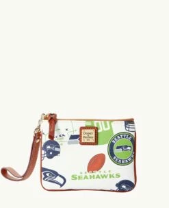 NFL Seahawks Stadium Wristlet SEAHAWKS 3 NFL Seahawks Stadium Wristlet SEAHAWKS -Florentine Shop W0279G QWMWPATNSEAH 1