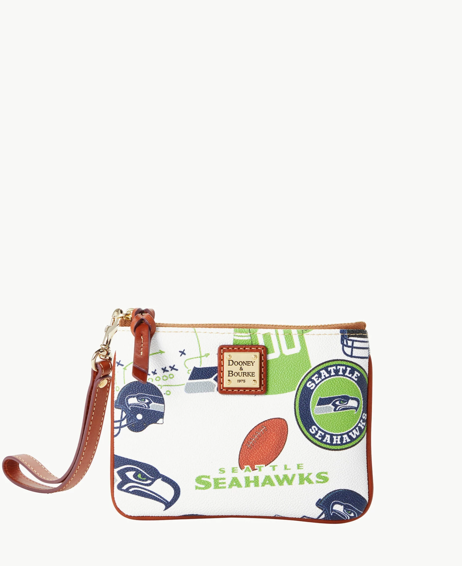 NFL Seahawks Stadium Wristlet SEAHAWKS NFL Seahawks Stadium Wristlet SEAHAWKS -Florentine Shop W0279G QWMWPATNSEAH