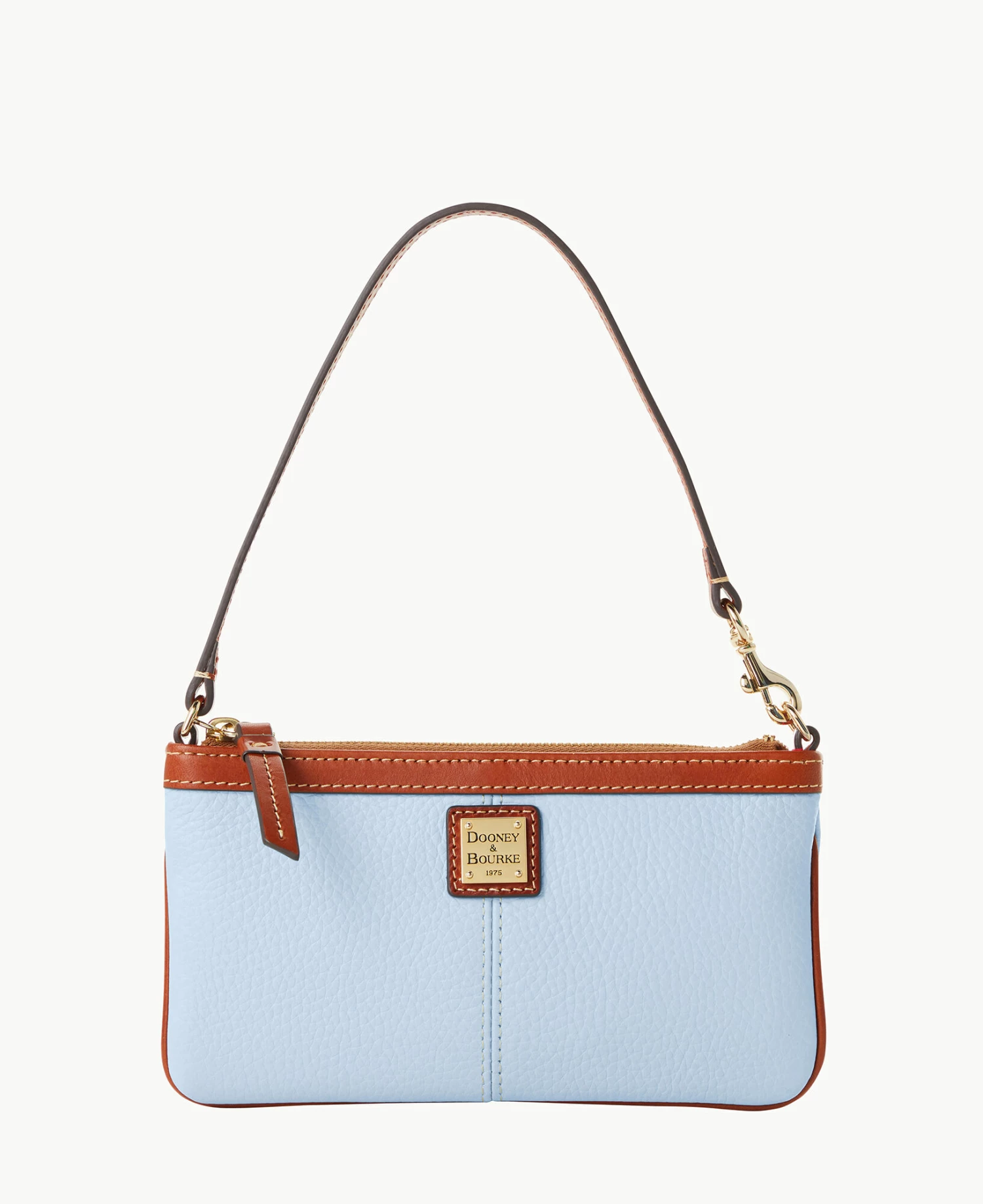 Pebble Grain Large Slim Wristlet Black Pebble Grain Large Slim Wristlet Black -Florentine Shop W0312G AW3FPATN