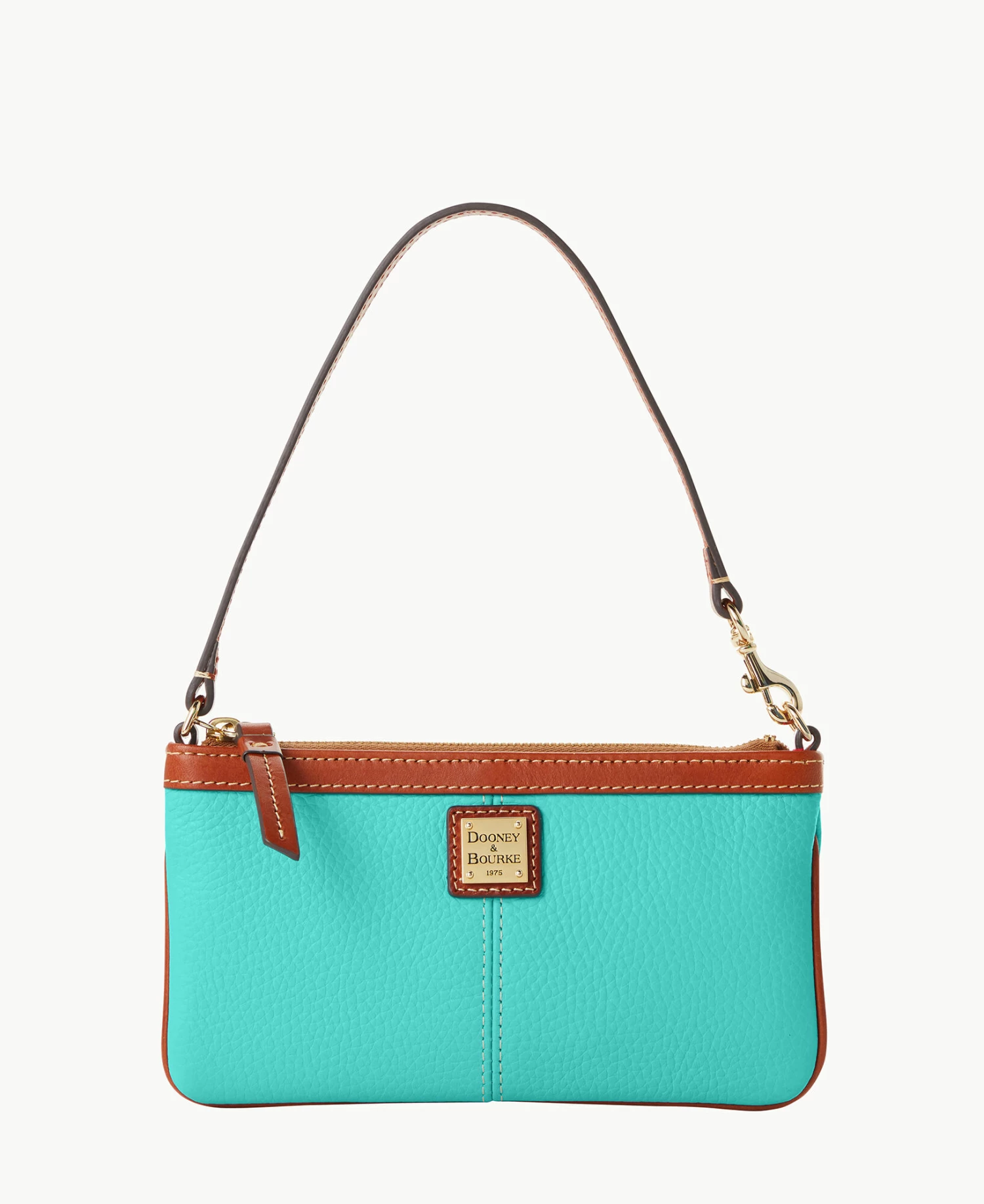 Pebble Grain Large Slim Wristlet Black Pebble Grain Large Slim Wristlet Black -Florentine Shop W0312G AWAQPATN