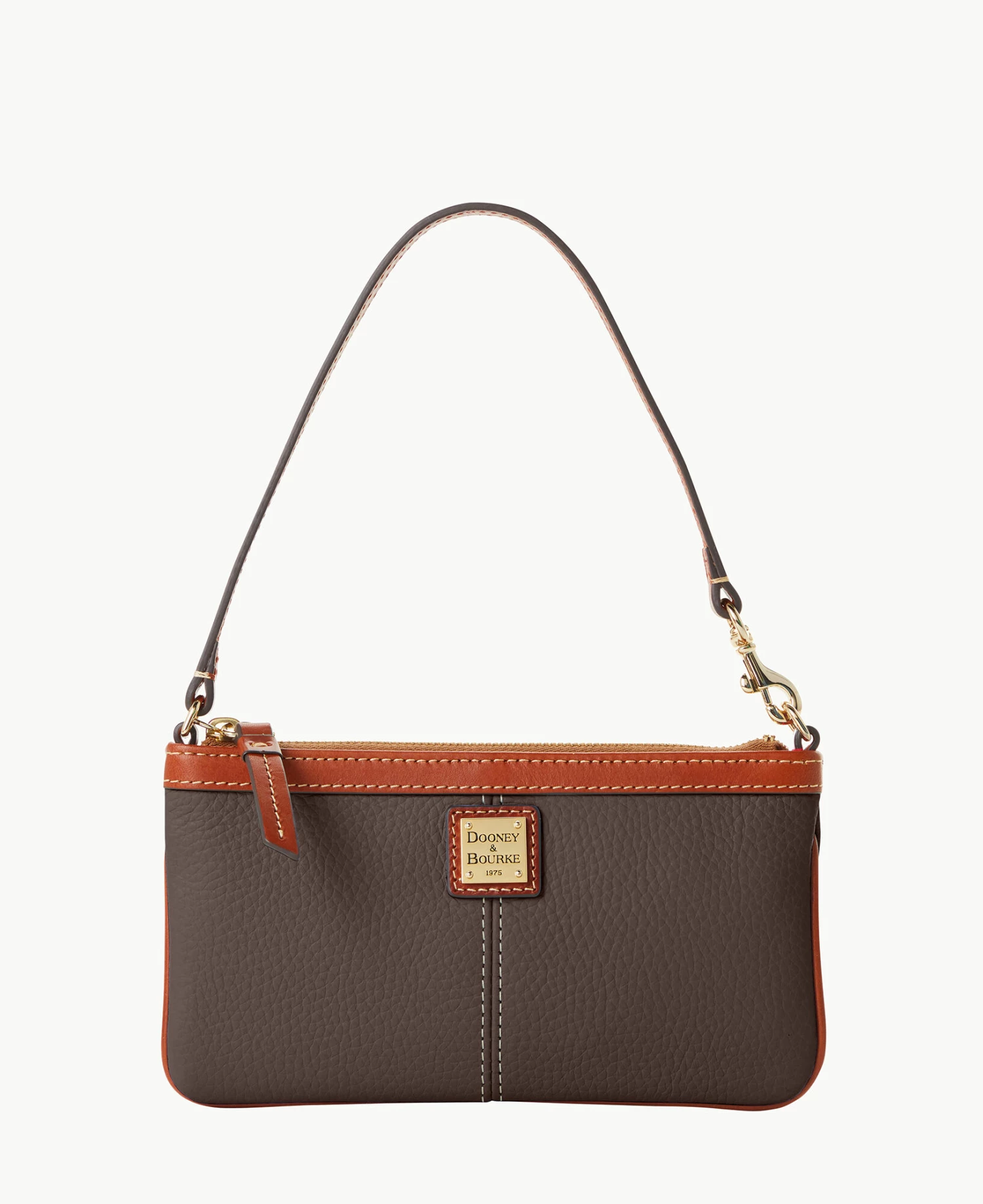 Pebble Grain Large Slim Wristlet Black Pebble Grain Large Slim Wristlet Black -Florentine Shop W0312G AWBMPATN