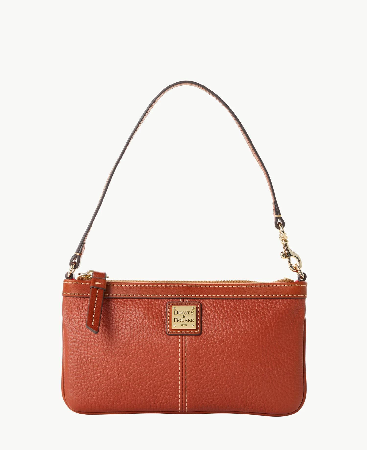 Pebble Grain Large Slim Wristlet Black Pebble Grain Large Slim Wristlet Black -Florentine Shop W0312G AWBQPATN