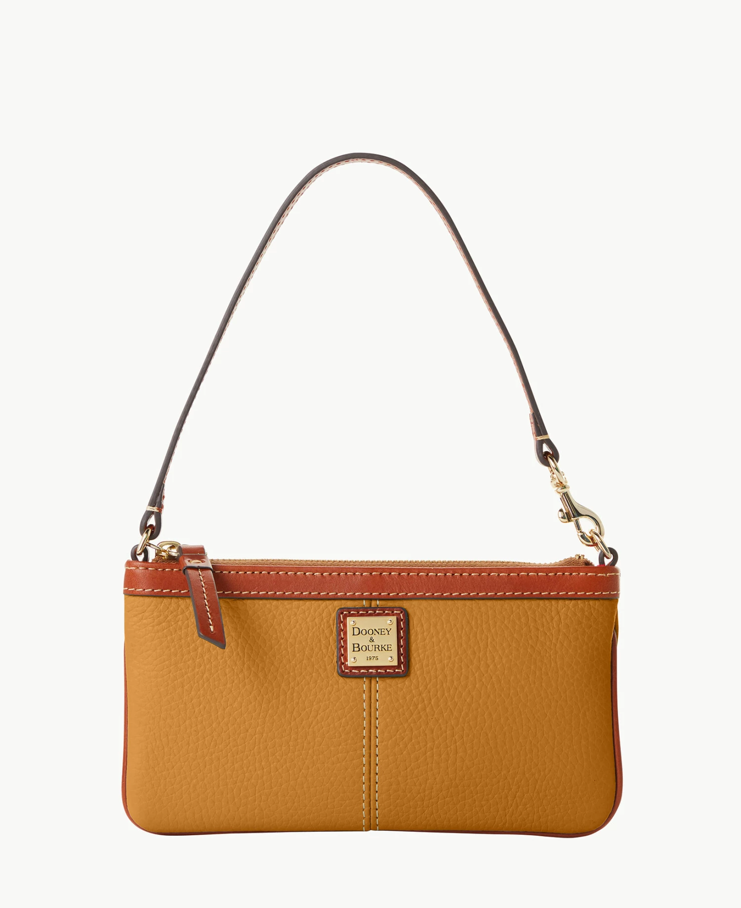 Pebble Grain Large Slim Wristlet Black Pebble Grain Large Slim Wristlet Black -Florentine Shop W0312G AWDEPATN