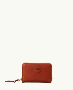 Concord Accessories Large Zip Around Credit Card Case Tan -Florentine Shop W0322G PATNPATN 1