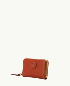 Concord Accessories Large Zip Around Credit Card Case Tan -Florentine Shop W0322G PATNPATN ALT1 1