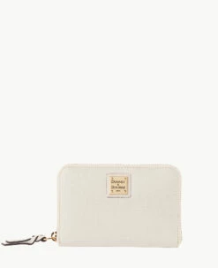 Saffiano Medium Zip Around Credit Card Case Black 16 Saffiano Medium Zip Around Credit Card Case Black -Florentine Shop W0323G SIECSIEC