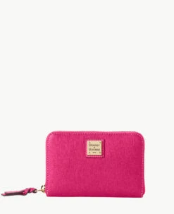 Saffiano Medium Zip Around Credit Card Case Black 17 Saffiano Medium Zip Around Credit Card Case Black -Florentine Shop W0323G SIFHSIFH