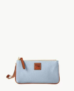 Pebble Grain Medium Wristlet Blush -Florentine Shop W0326G 9P3FPAKR