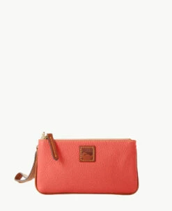 Pebble Grain Medium Wristlet Blush -Florentine Shop W0326G 9PGEPAKR