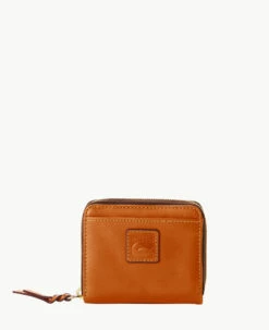 Florentine Small Zip Around Wallet Natural