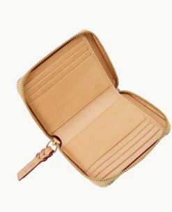 Botanical Collection Small Zip Around Wallet White -Florentine Shop W0329G BZWHSVNA ALT2