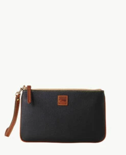Pebble Grain Large Wristlet Blush -Florentine Shop W0333G 9PBLPAKR