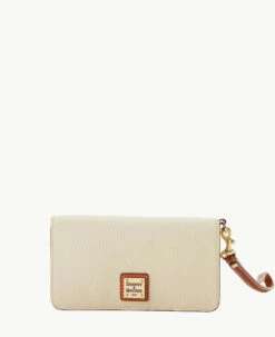 Pebble Grain Fey Phone Wristlet Black Black -Florentine Shop W0431G AWBOPATN