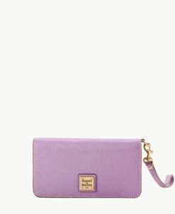 Saffiano Fey Phone Wristlet Amber 12 Saffiano Fey Phone Wristlet Amber -Florentine Shop W0431G SILUSILU