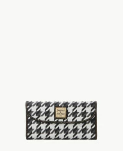 Houndstooth Continental Clutch Green 9 Houndstooth Continental Clutch Green -Florentine Shop W0507G 1HBLPABL0001