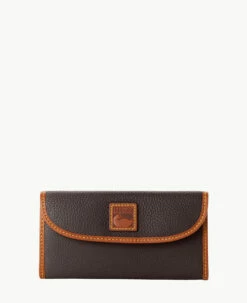 Pebble Grain Continental Clutch Blush -Florentine Shop W0507G 9PBMPAKR