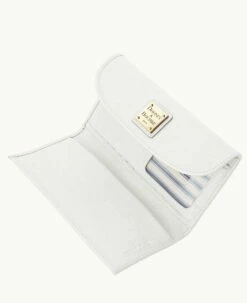 Saffiano Continental Clutch Off White 8 Saffiano Continental Clutch Off White -Florentine Shop W0507G SIOWSIOW0002 ALT2 1