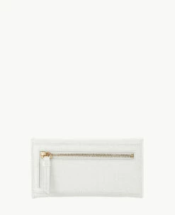 Saffiano Continental Clutch Off White 4 Saffiano Continental Clutch Off White -Florentine Shop W0507G SIOWSIOW0002 ALT3