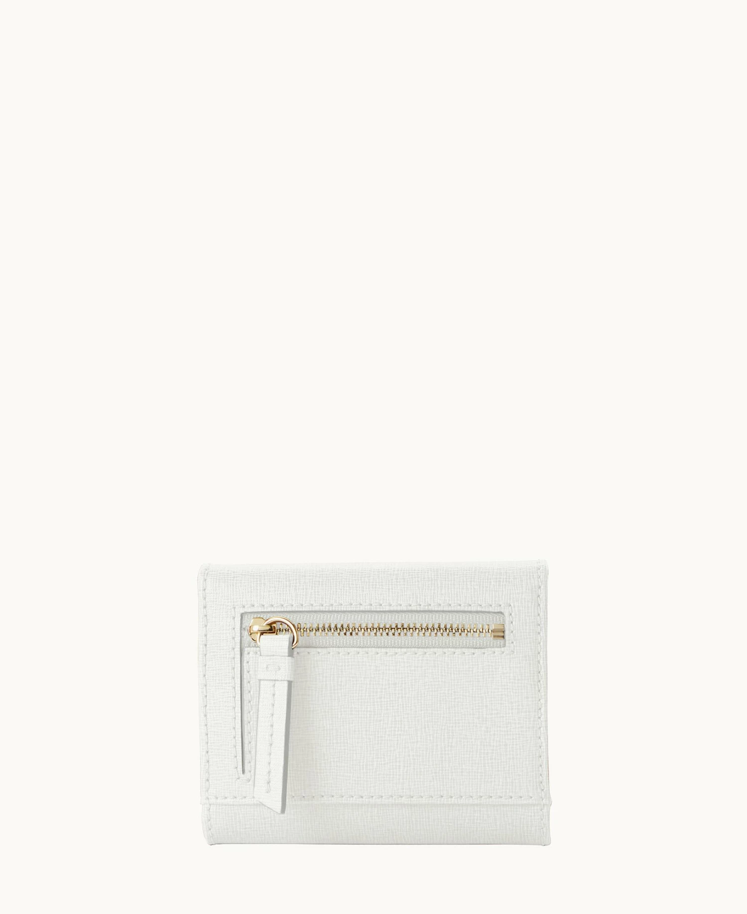 Saffiano Small Flap Credit Card Wallet Off White Saffiano Small Flap Credit Card Wallet Off White -Florentine Shop W1106G SIOWSIOW0002 ALT3 1