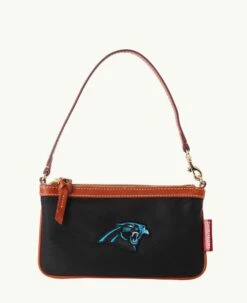 NFL Panthers Large Slim Wristlet PANTHERS 2 NFL Panthers Large Slim Wristlet PANTHERS -Florentine Shop W1111G INBLPATNPANT 1
