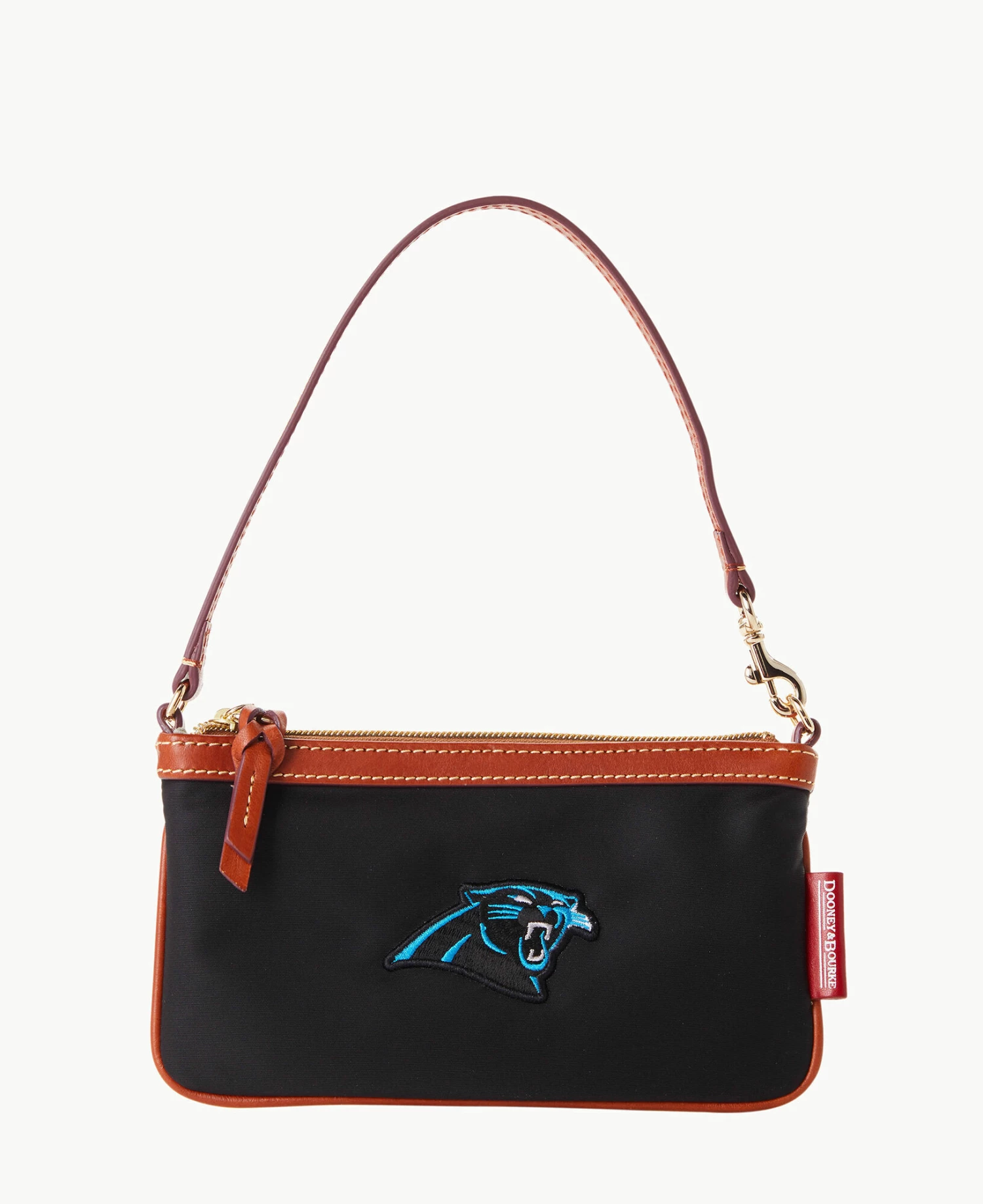 NFL Panthers Large Slim Wristlet PANTHERS NFL Panthers Large Slim Wristlet PANTHERS -Florentine Shop W1111G INBLPATNPANT