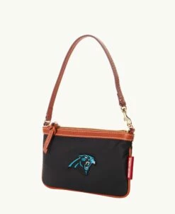 NFL Panthers Large Slim Wristlet PANTHERS 3 NFL Panthers Large Slim Wristlet PANTHERS -Florentine Shop W1111G INBLPATNPANT ALT1 1