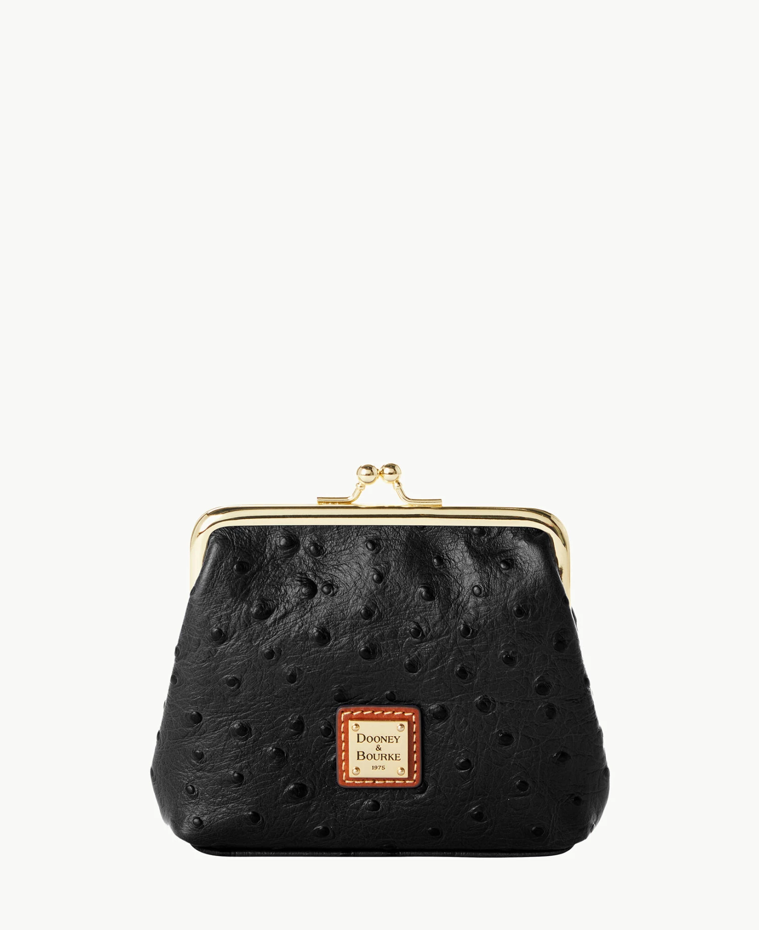 Ostrich Large Frame Purse Grey Ostrich Large Frame Purse Grey -Florentine Shop W1407G OTBLPATN