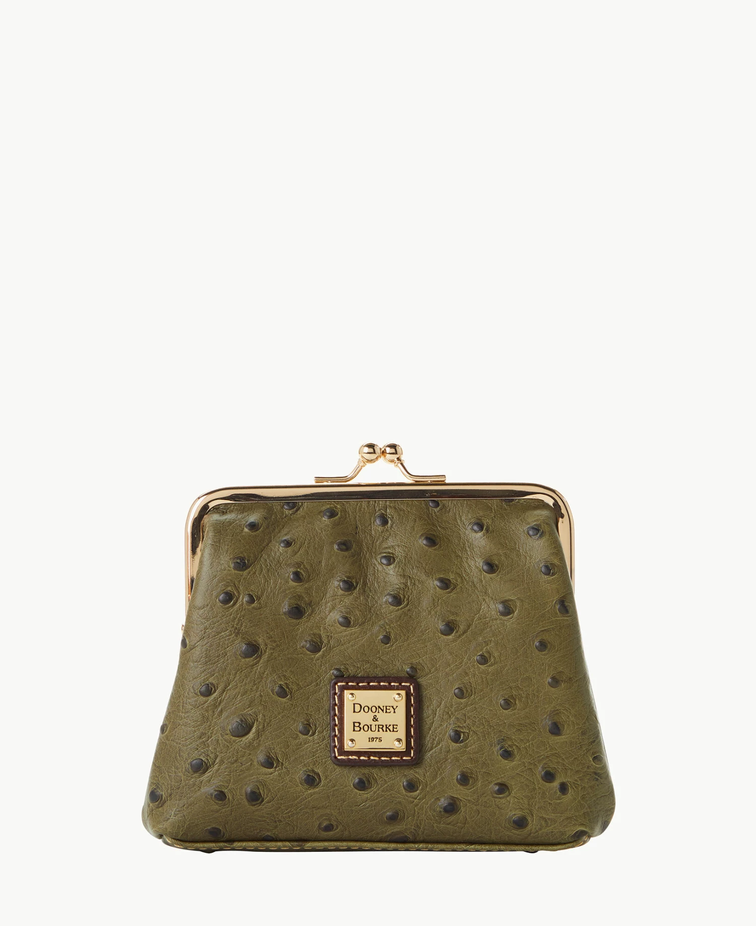 Ostrich Large Frame Purse Grey Ostrich Large Frame Purse Grey -Florentine Shop W1407G OTOLPABM